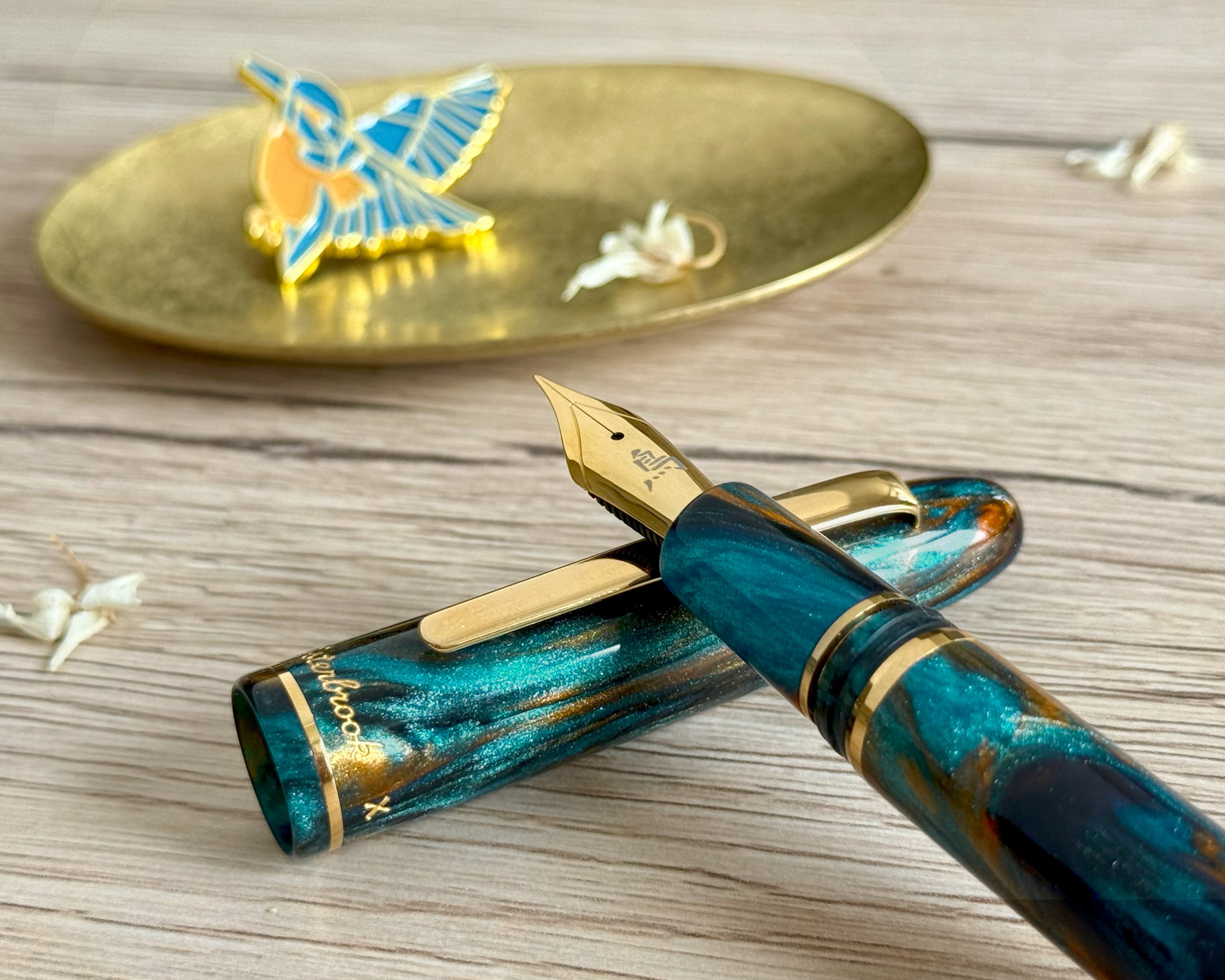 Esterbrook x BUNGUBOX: Kachofugetsu Kingfisher – Esterbrook Pens