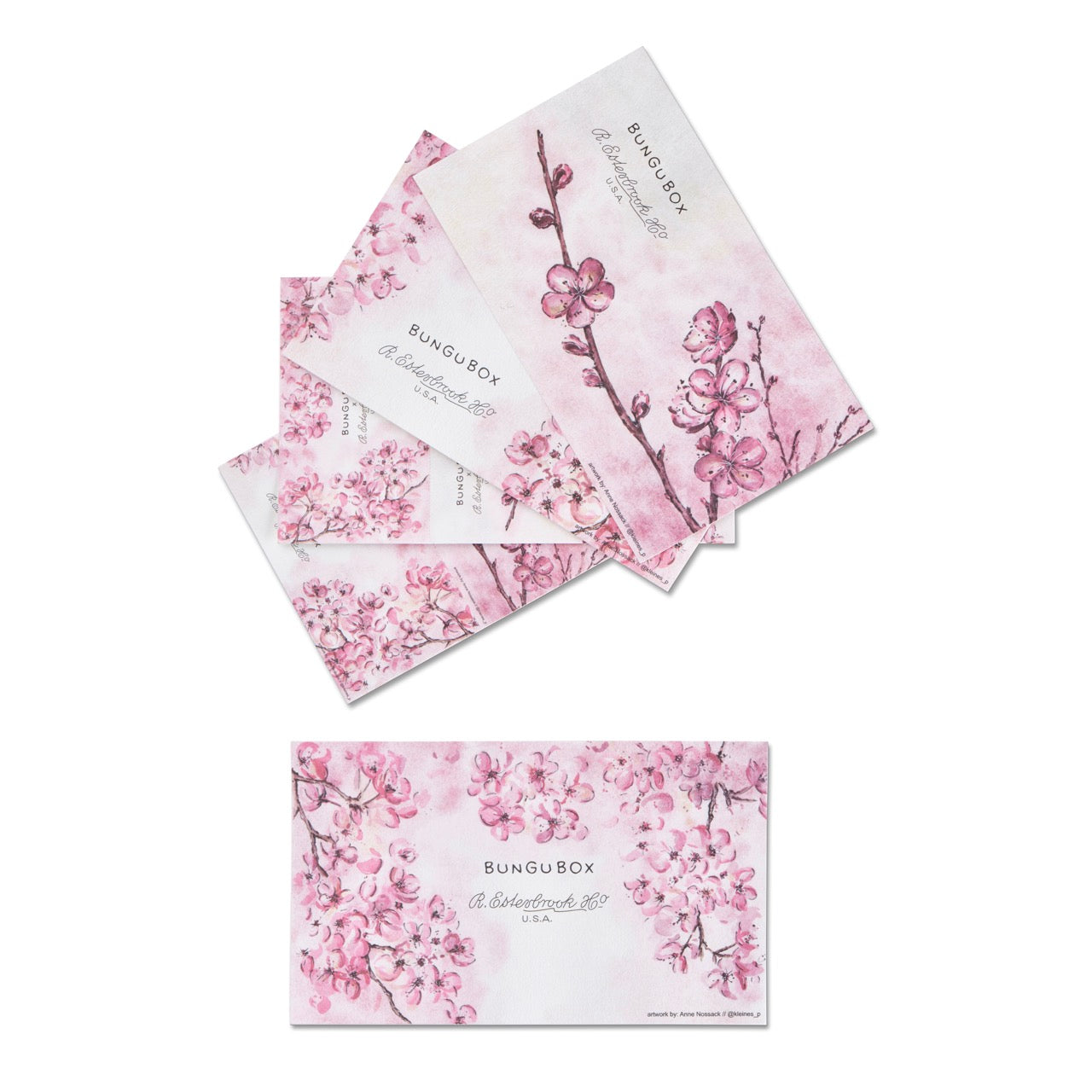 Esterbrook x BUNGUBOX Kachofugestu Flower Blotter Paper