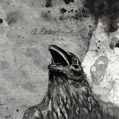 Raven-Themed Blotter Paper