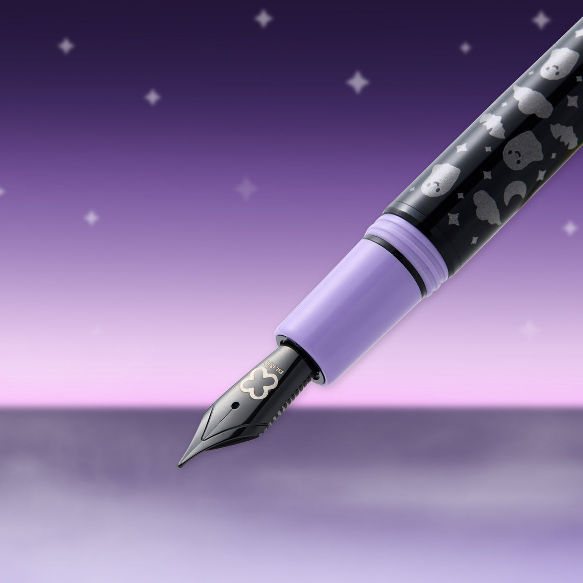 Esterbrook Estie Black Halloween Pastel with Bat