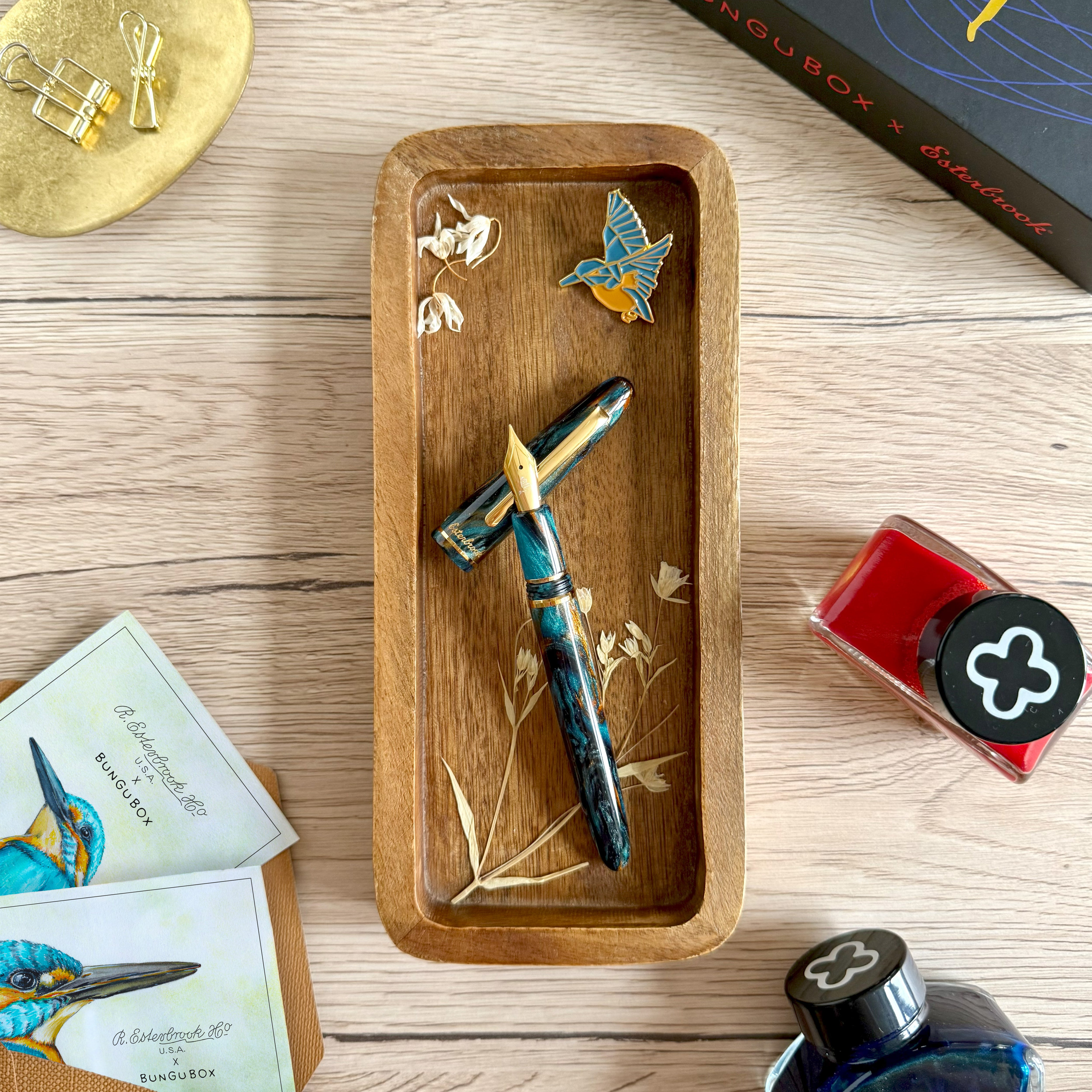 Esterbrook x BUNGUBOX Kingfisher Edition Estie