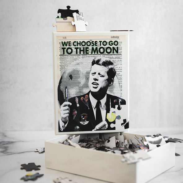 "We Choose to Go to the Moon" JFK Themed Puzzle