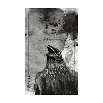 Raven-Themed Blotter Paper