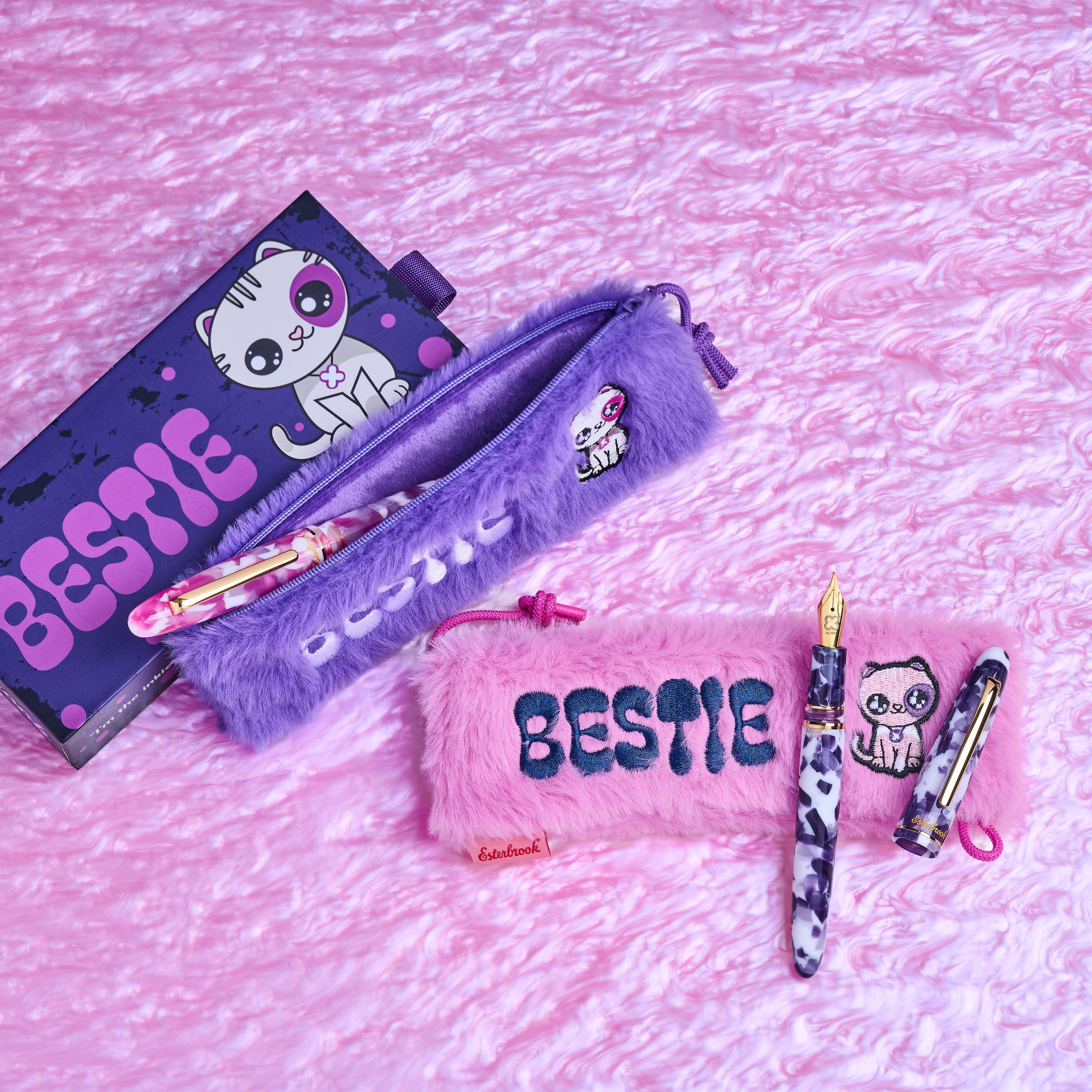Estie Bestie Sugar Plum Bliss zip pen case