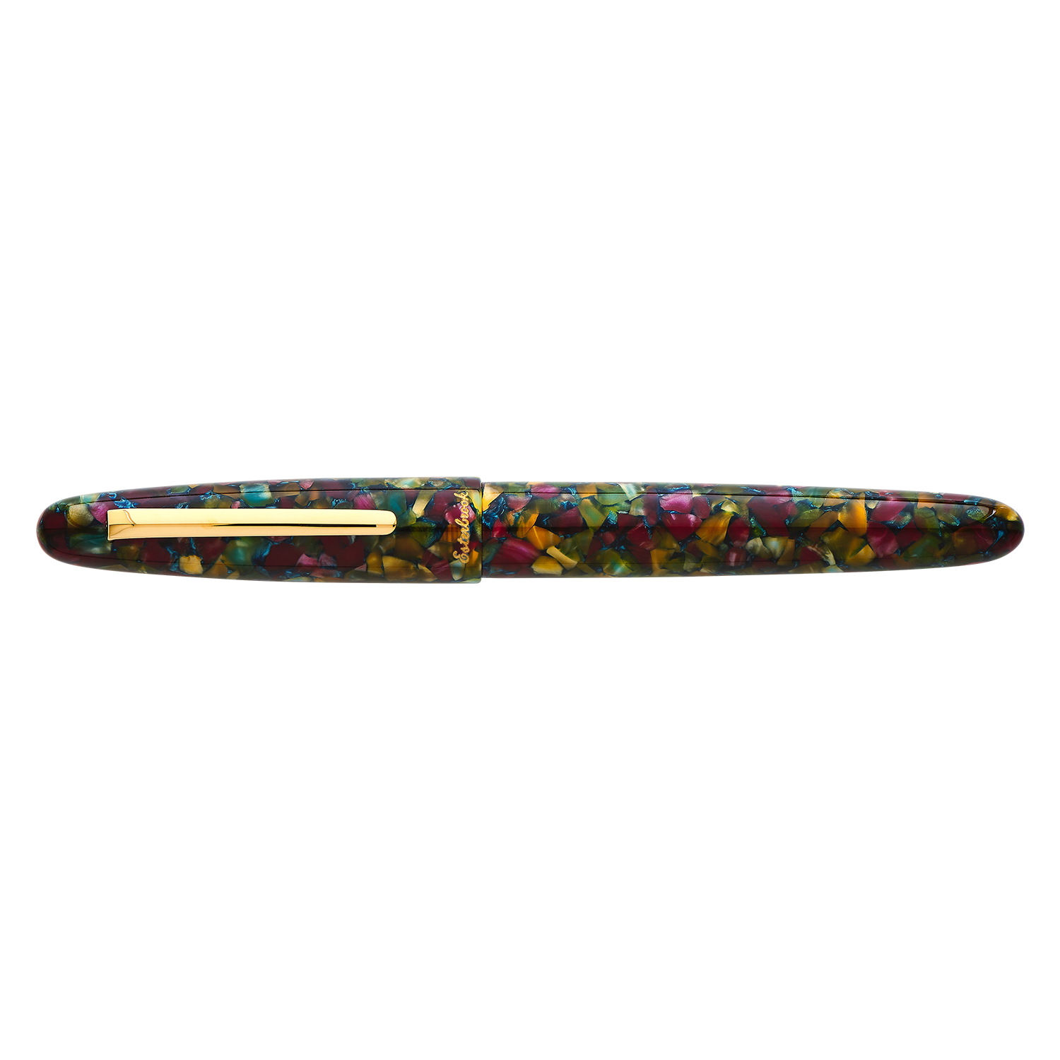 Esterbrook Estie Sea Glass & Rodio vulpen (bruin