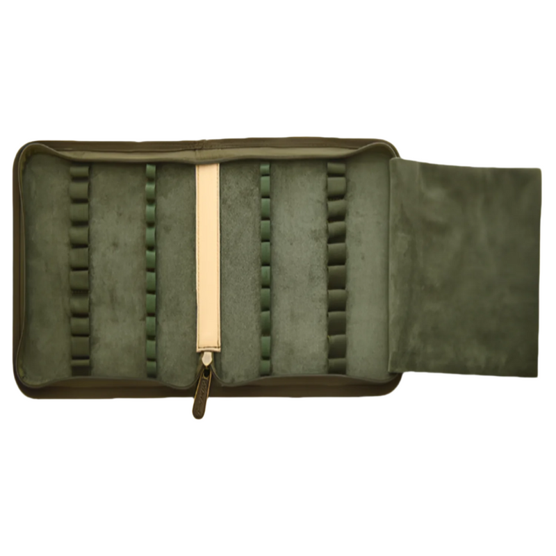 Esterbrook Zipper Pen Case for 40 Pens Army Green