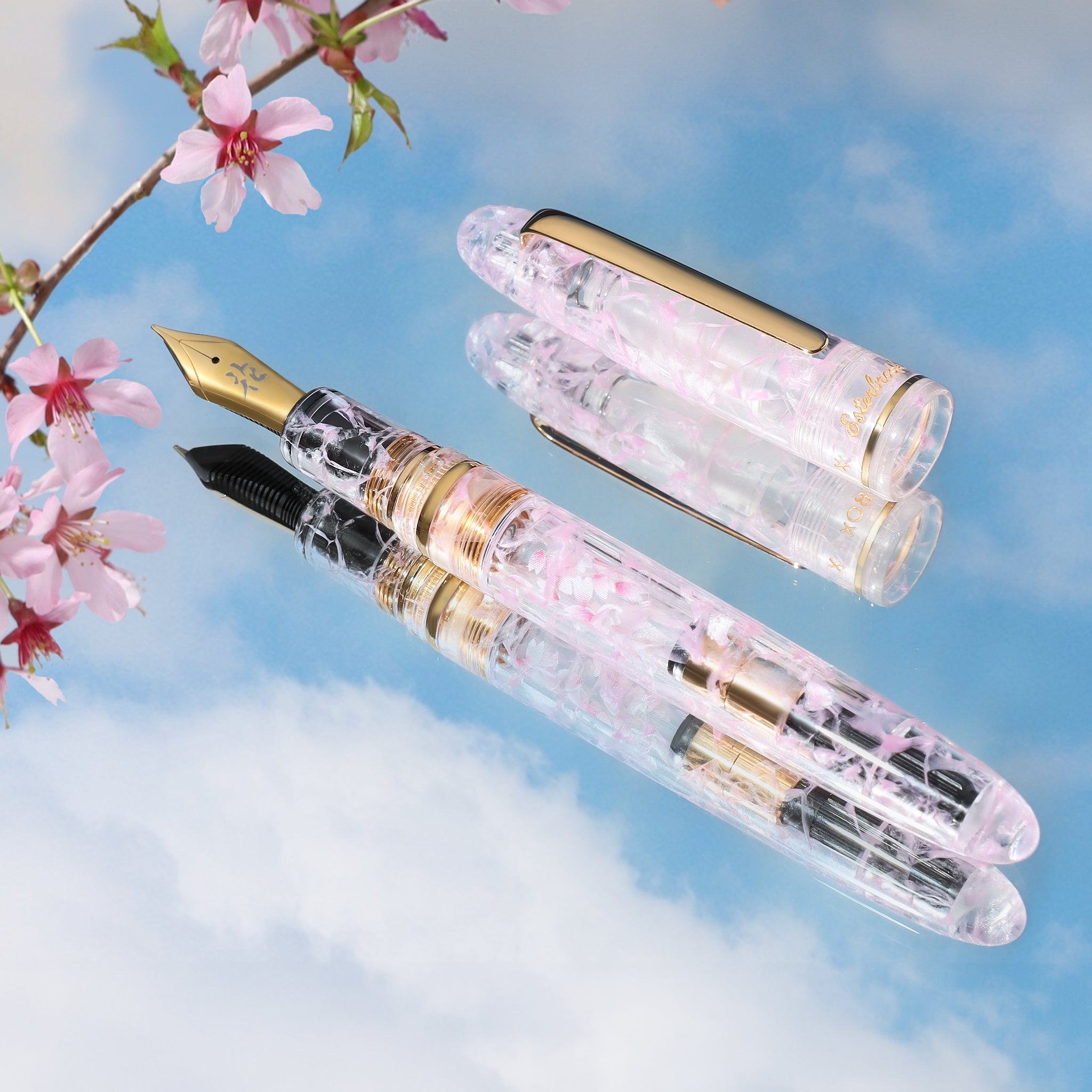 BUNGUBOX x Esterbrook Kachofugetsu Flower Fountain Pen