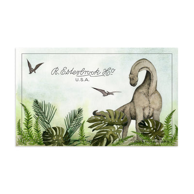 Jurassic-Themed Blotter Paper