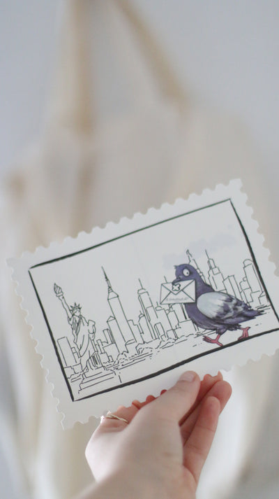 Pigeon Poop Collection - Stamp