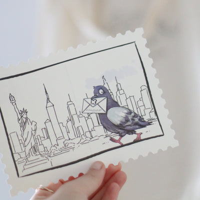 Pigeon Poop Collection - Stamp