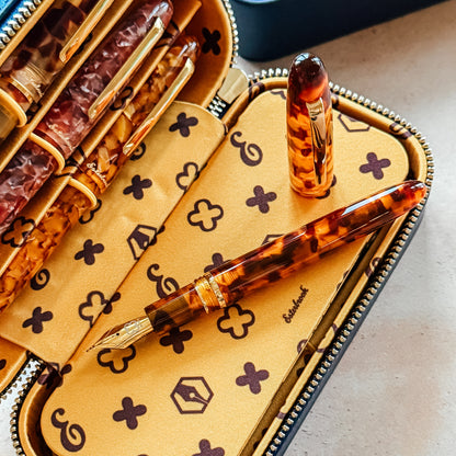 Amber Tortoise Estie - Specialty Nibs