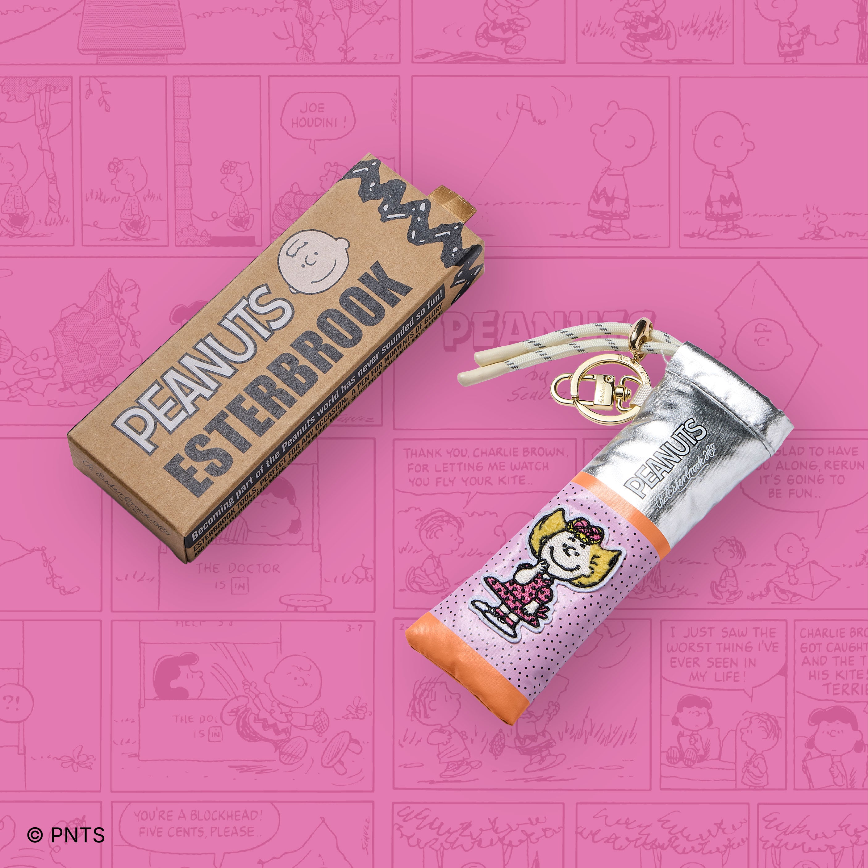 ヴィンテージ PEANUTS ペーパーバック 5冊入りケース Esterbrook x PEANUTS Pen Case - Vintage Character Edition