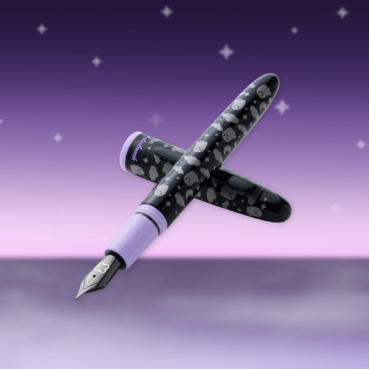 Esterbrook Estie Black Halloween Pastel with Bat