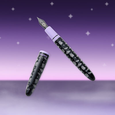 Esterbrook Estie Black Halloween Pastel with Bat