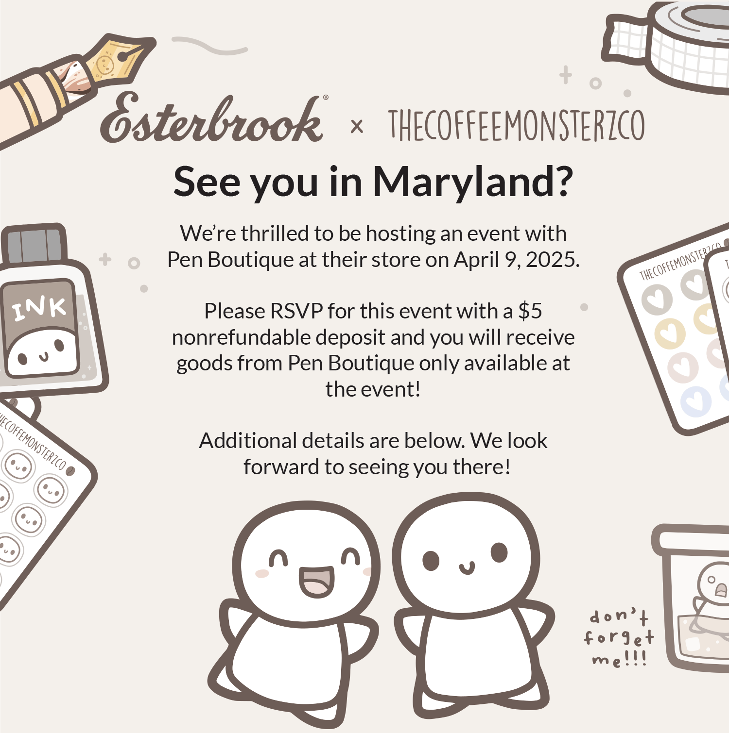 TCMC Event at Pen Boutique (April 9)