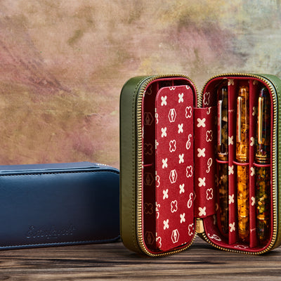 Esterbrook Pen NOOKS - Dandelion Blue and Moss Green