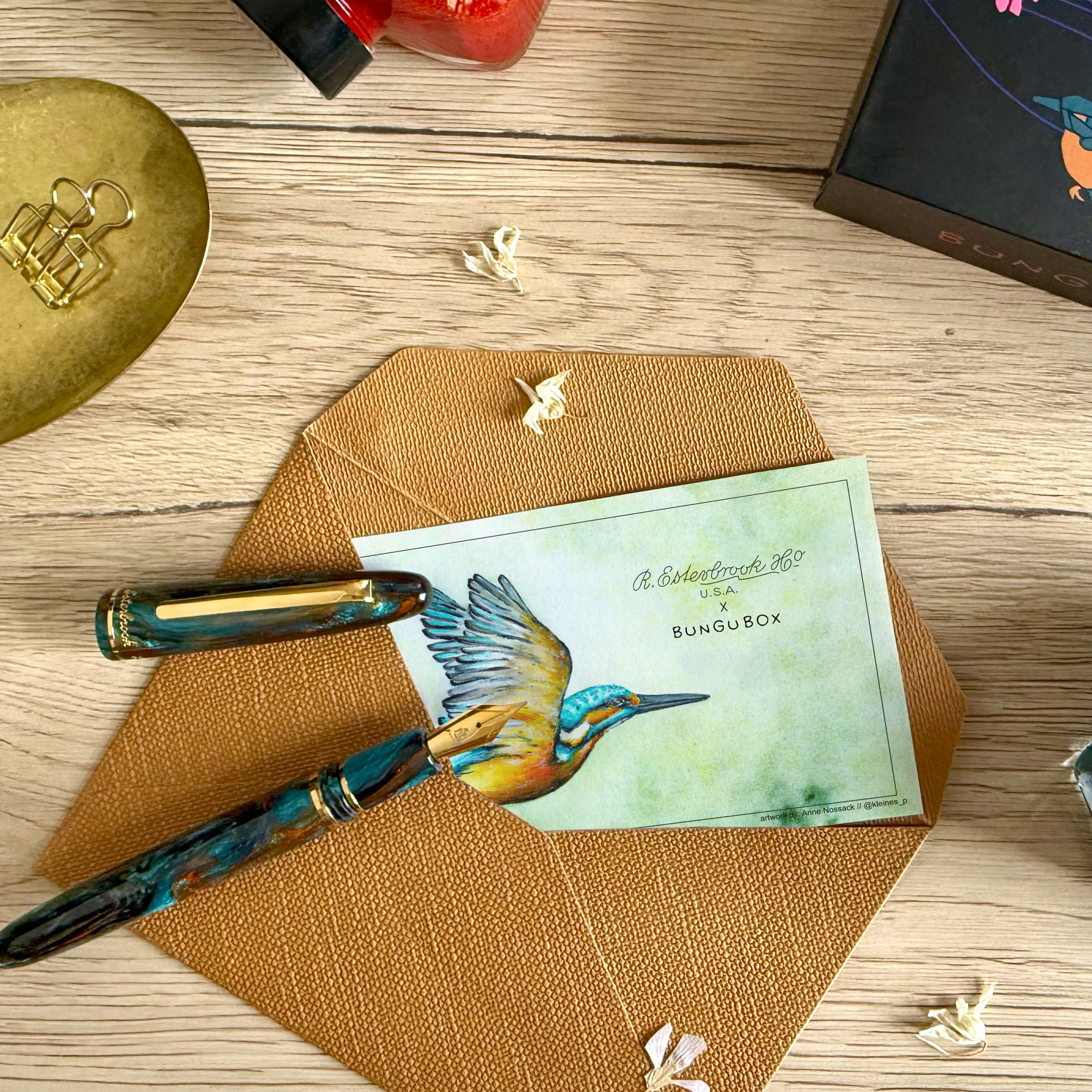 Esterbrook x BUNGUBOX Kingfisher Edition Blotter Paper