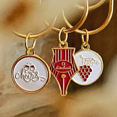 Cosmic Wine Charms