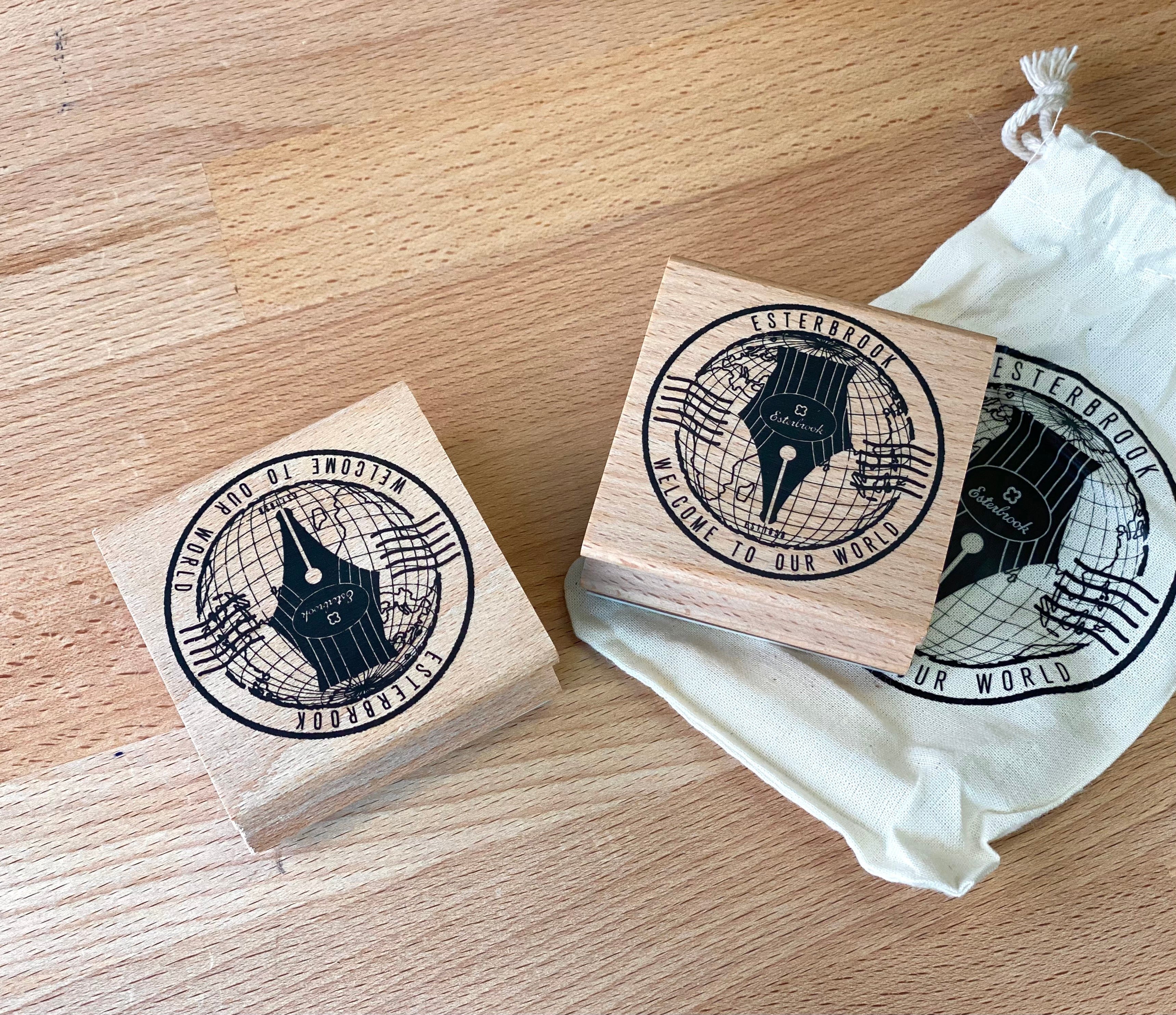 Passport Stamp & Pen Holder