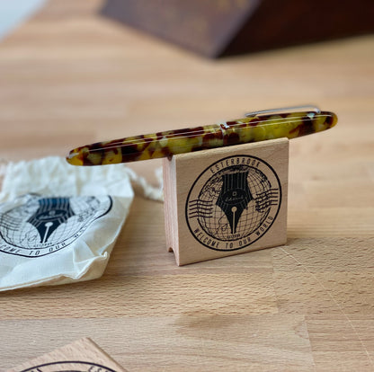 Passport Stamp & Pen Holder